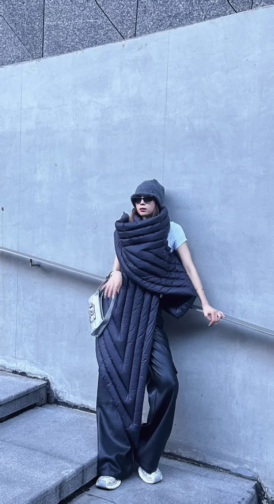 Rick Owens qulted west black